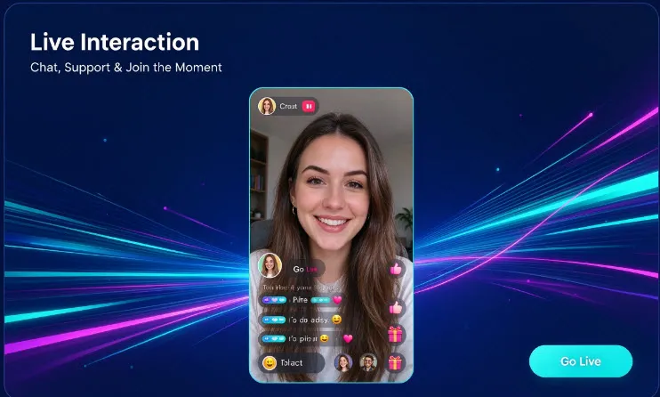 TikTok 直播互动栏目:连麦、礼物与弹幕场景