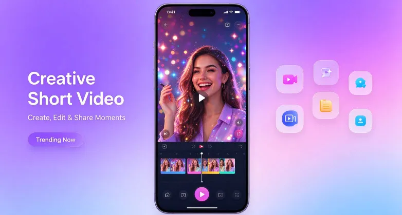 TikTok 创意短视频栏目:拍摄、剪辑与发布工具展示